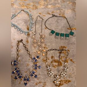 J. Crew and similar Chunky Assorted Colorful Necklaces  Collection set of 5